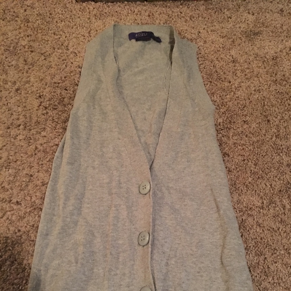 NWT Grey Sweater Vest